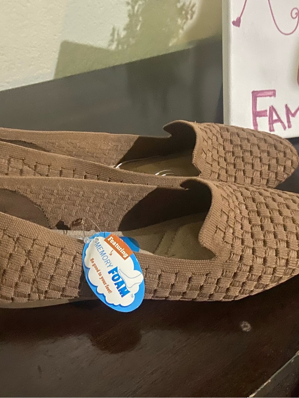 Seychelles Tan Woven Slip-On Loafers